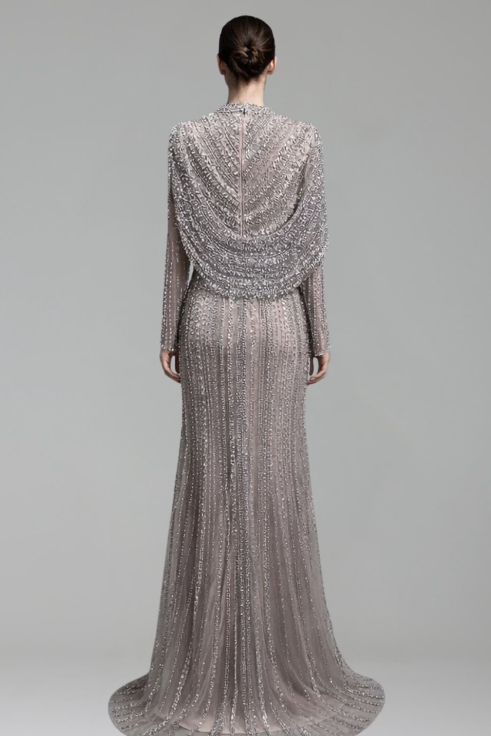 Sparkle Beaded Mermaid Dress-Larosabride