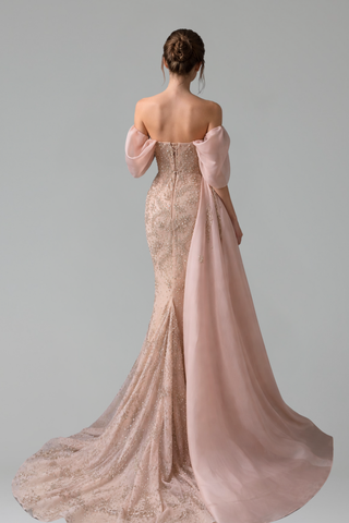 Pearl Beaded Mermaid Dress