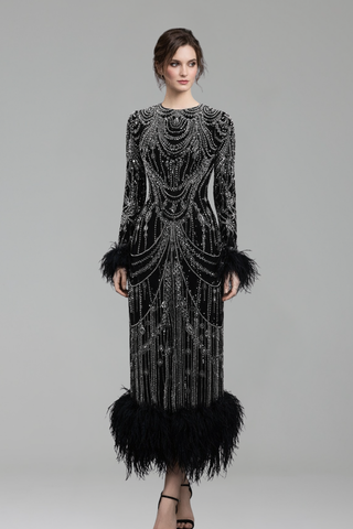 Mermaid Feather Pearl Beading