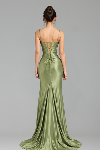 Dress Bow Rhinestone High Split Party