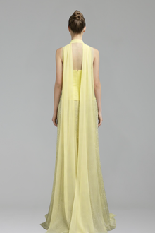Elegant Strapless Gown with Cape Detail-Larosabride
