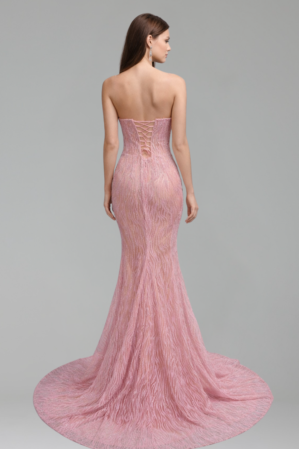 Beaded Sweetheart Mermaid Gown - LAROSABRIDE