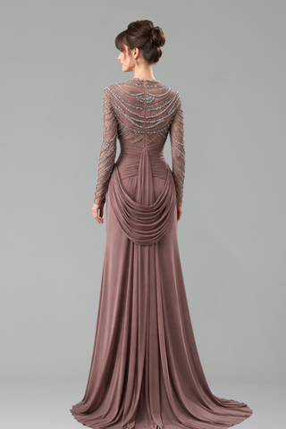 Stretch Mermaid Formal Evening Gown - LAROSABRIDE