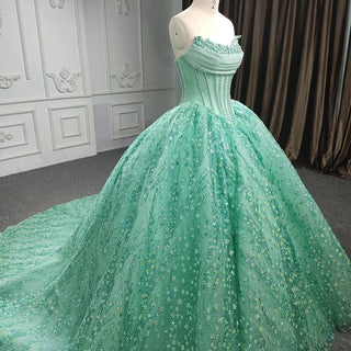 2025 Sequined Beaded Ball Gown - Elegant Quinceañera and Evening Dress
