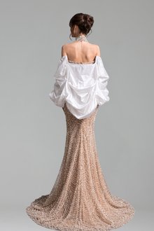 Beaded Mermaid Formal Dress - LAROSABRIDE