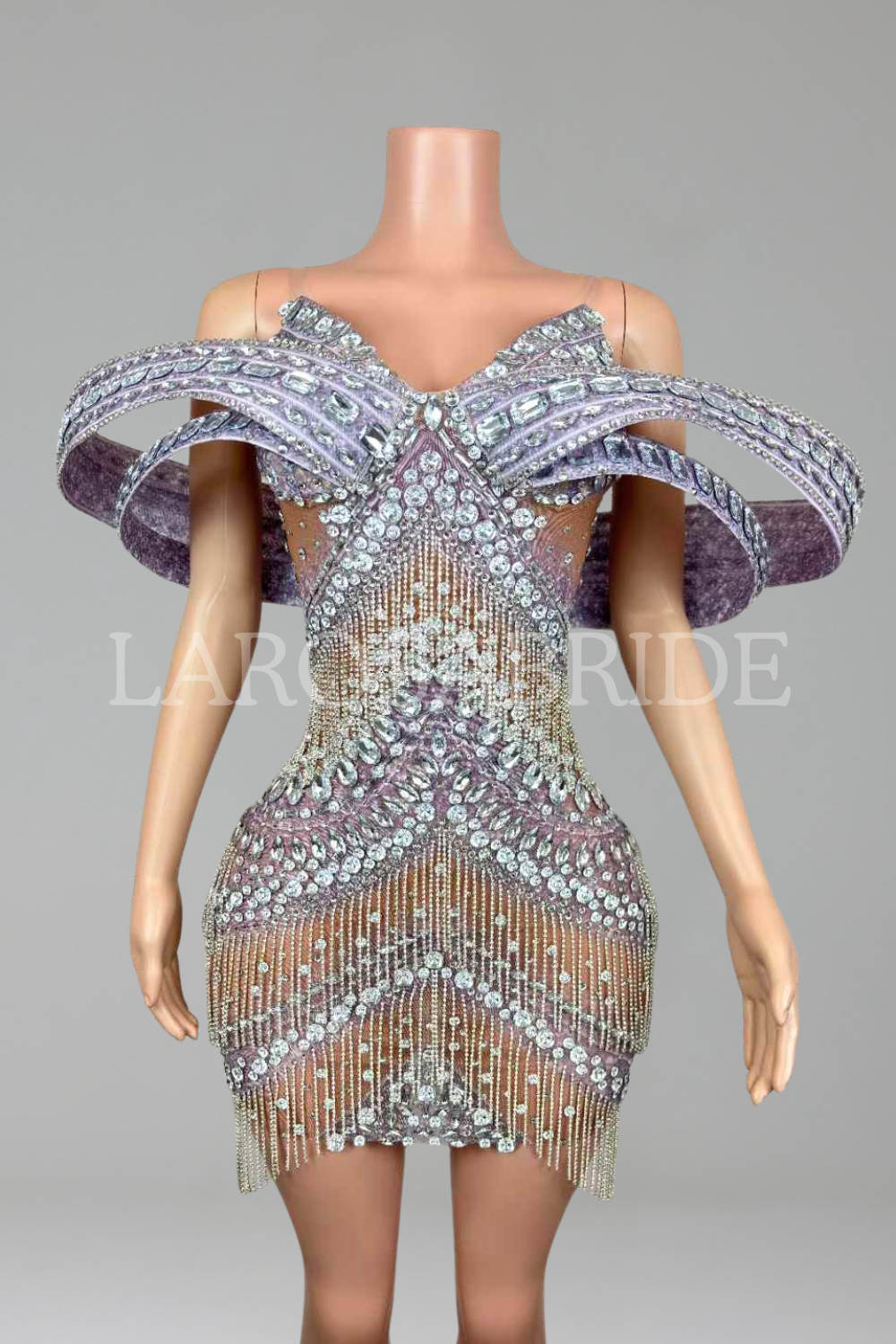 Crystal Sculpted Shoulder Mini-Larosabride
