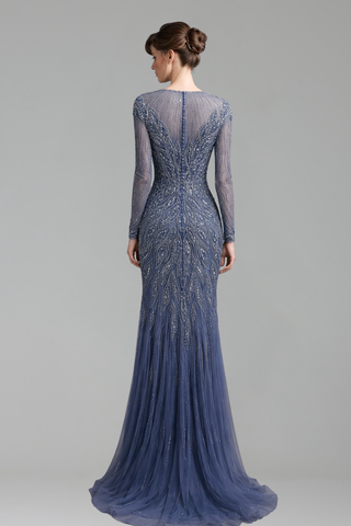 Beaded Mermaid Dress - LAROSABRIDE