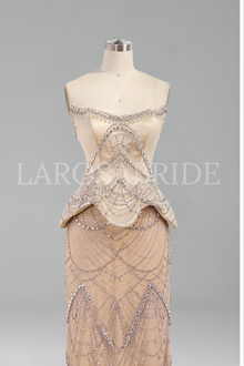 Luxury Beaded Mermaid Evening - LAROSABRIDE