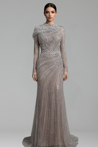 Sparkle Beaded Mermaid Dress