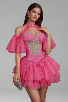 Off-Shoulder Tulle Costume - LAROSABRIDE