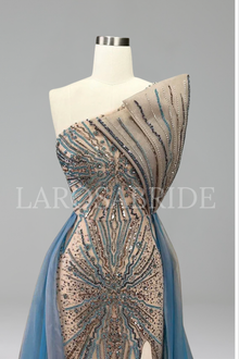 Celestial Blue Gown - LAROSABRIDE