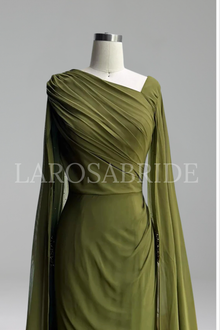 Green Beaded Customized Stretch - LAROSABRIDE