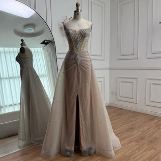 Sparkling Nude Mermaid Dress