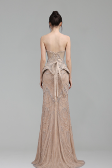 Luxury Beaded Mermaid Evening - LAROSABRIDE