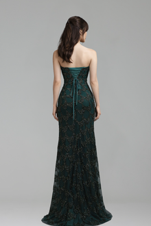 Elegant Green Mermaid Dress - LAROSABRIDE