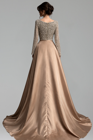 Caramel Mermaid With Overskirt Beaded