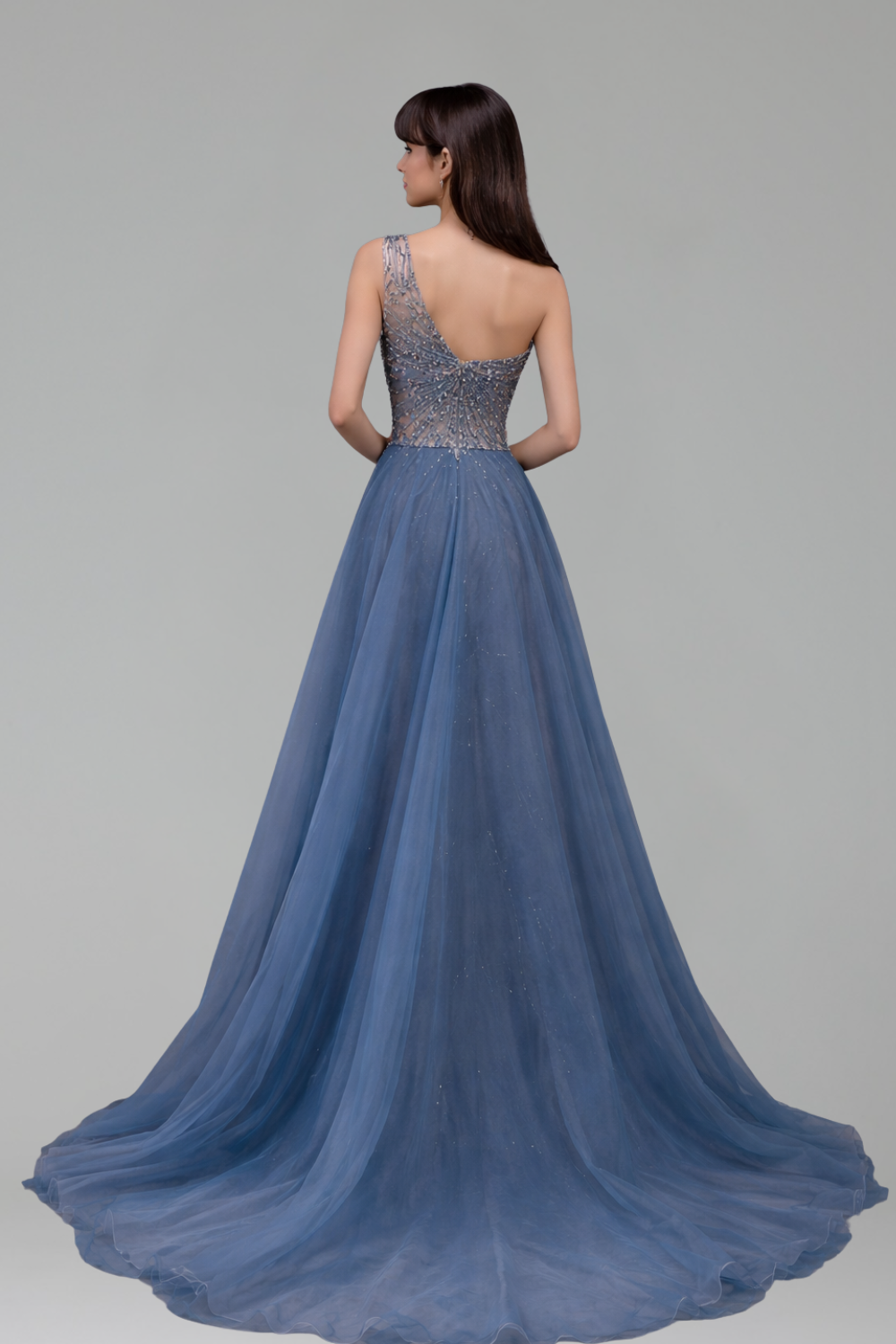 Celestial Blue Gown - LAROSABRIDE