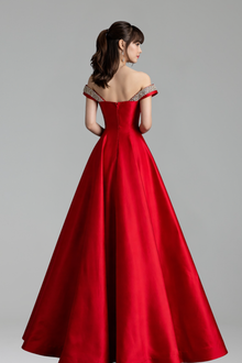 A Line Prom Dress Spaghetti Strap - LAROSABRIDE