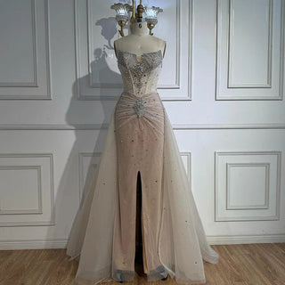 Sparkling Nude Mermaid Dress