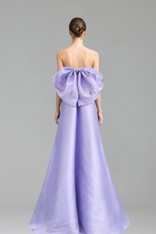 Satin Beaded Mermaid Jacket Dress-Larosabride