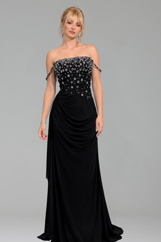 Mermaid Prom Dress with Spaghetti Straps - LAROSABRIDE