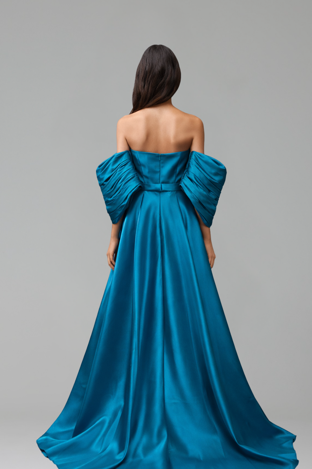 Cap-Sleeve Beaded Mermaid Dress-Larosabride