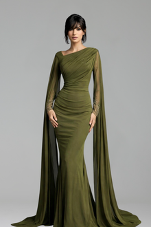 Green Beaded Customized Stretch - LAROSABRIDE