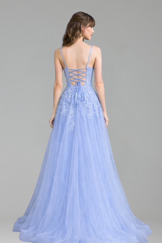 Dress with Spaghetti Straps - LAROSABRIDE