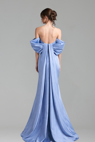 Crystal Beaded Mermaid Dress - LAROSABRIDE