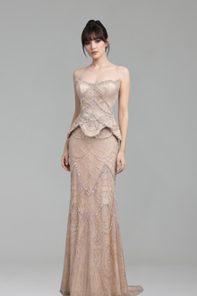 Luxury Beaded Mermaid Evening - LAROSABRIDE
