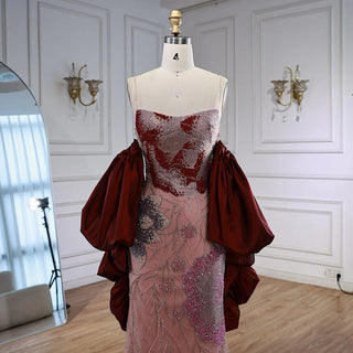 Ships in 2 to 5 Days - 2025 Customized Luxury Pink Evening Dress – Dreamy Designer Gown with Elegant Cape Sleeves.
