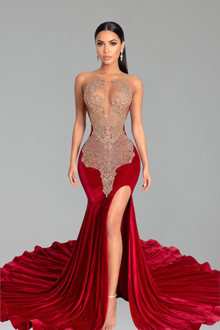 High Slit Beaded Mermaid-Larosabride