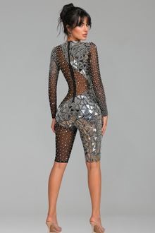 Geometric Crystal Illusion Catsuit - LAROSABRIDE