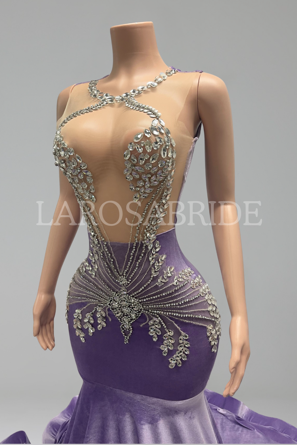 Caged Illusion Beaded Mermaid-Larosabride