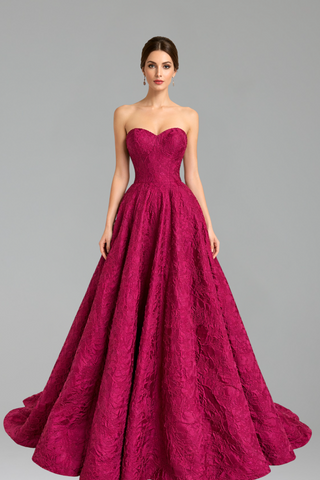 A-Line Sleeveless Long Dress