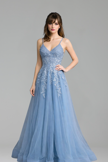 Dress with Spaghetti Straps - LAROSABRIDE