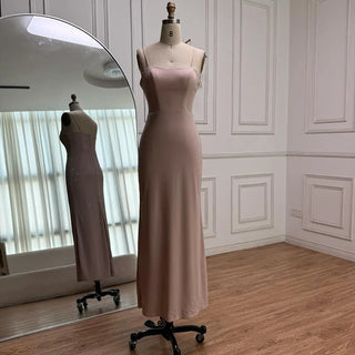 Ships in 2 to 5 Days -2025 Custom Champagne Luxury Kaftan Evening Dress – Elegant Gown for Weddings & Formal Parties