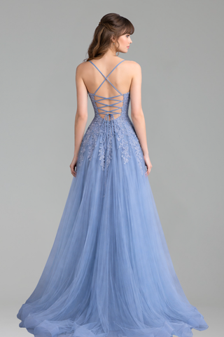 Dress with Spaghetti Straps - LAROSABRIDE