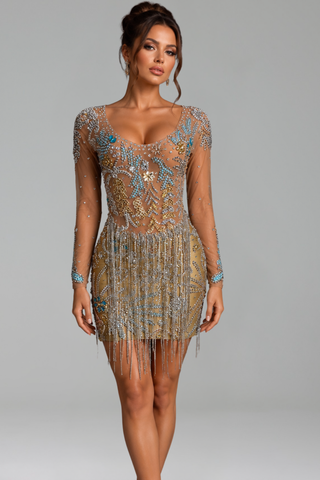Geometric Crystal Fringe Mini
