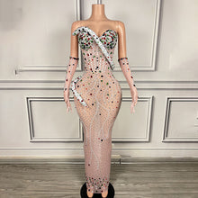 Strapless Embellished Floral Gown-Larosabride